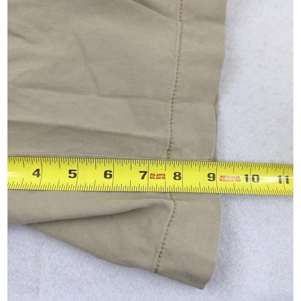 Tommy Bahama Men's Beige Chino Shorts Cotton Blend Pockets Flat Front Size 34 - Picture 6 of 7